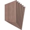Ekena Millwork 11 3/4W x 11 3/4H x 1/4T Wood Hobby Boards, Walnut, 6PK HBW12X12X250BWA - alternate 5